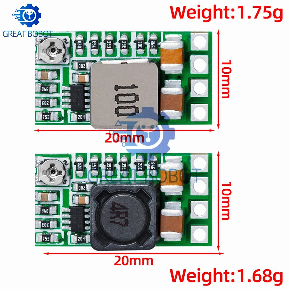 DC-DC Buck Converter 12–24V to 5V 3A | Adjustable Output