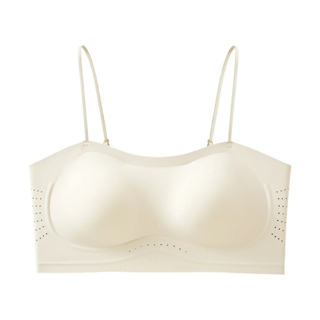 Seamless Wire-Free Push Up Bandeau Bra | Backless & Padded