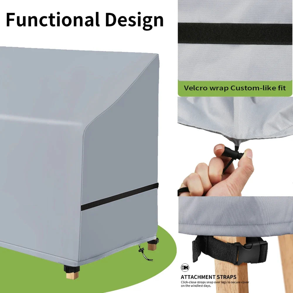 210D Oxford Waterproof Patio Furniture Cover | 4 Sizes