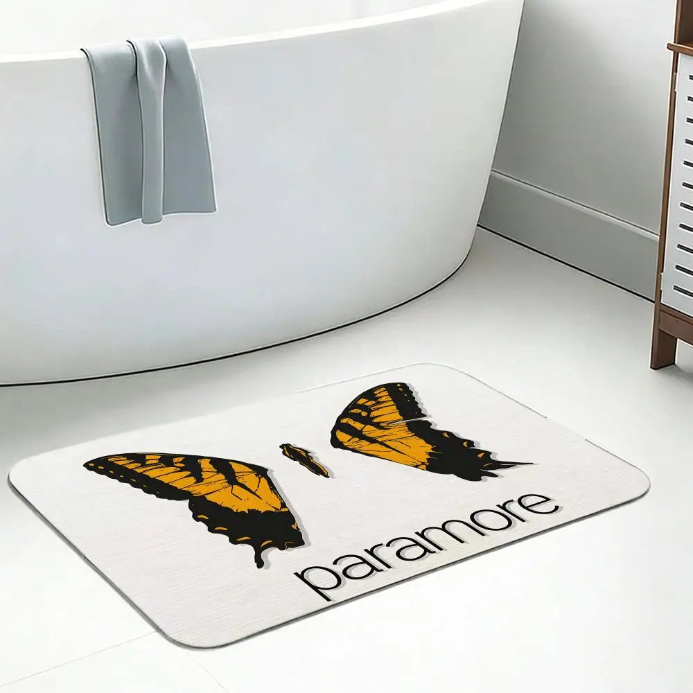 Diatomite Bath Mat – Quick-Dry, Anti-Slip Rock Band Design