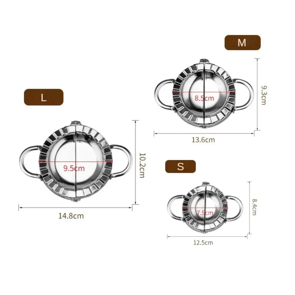 Stainless Steel Dumpling Maker Press | Ravioli & Pierogi Mold
