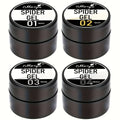 Elastic Carving & Painting Nail Gel Polish – 4 Color Set