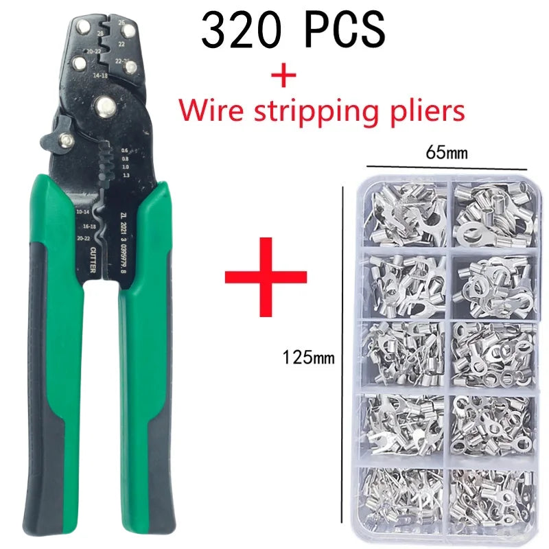 SLADE 4-in-1 Crimping Pliers – Wire Stripper & Terminal Kit