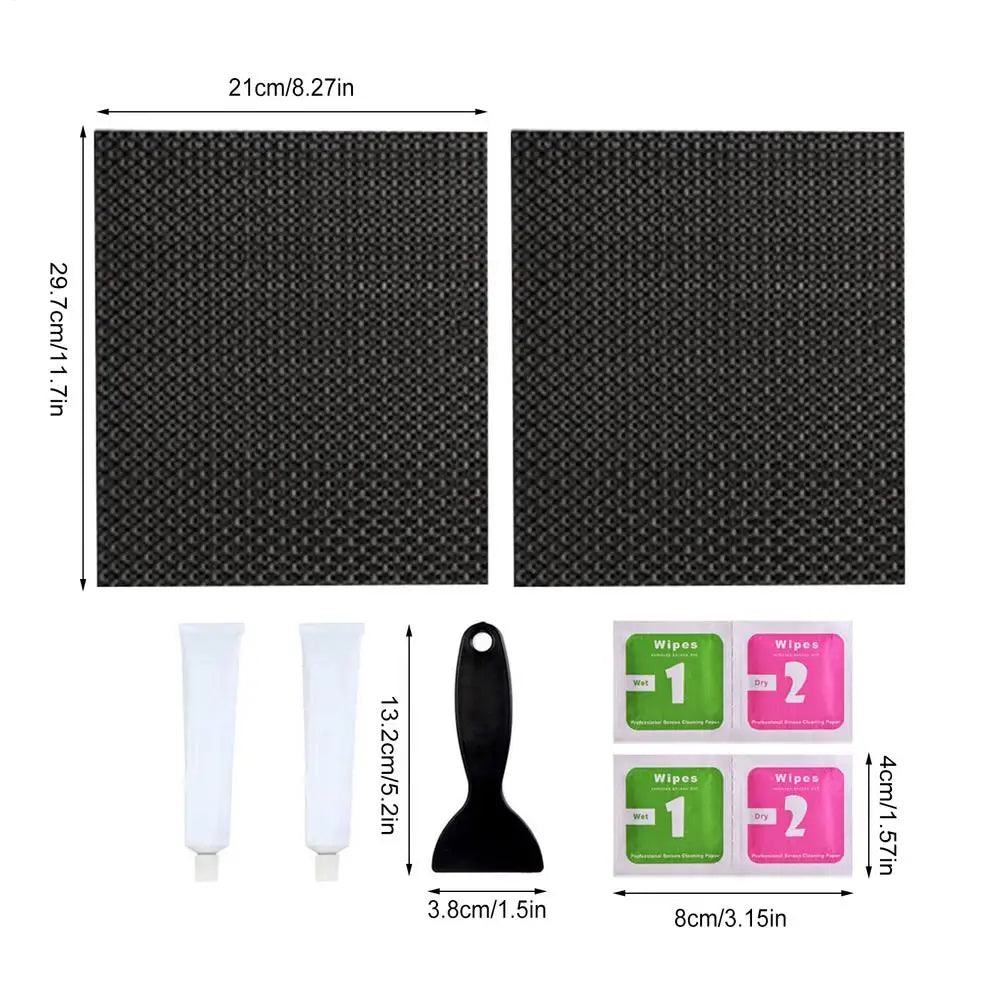 Trampoline Patch Repair Kit – Cuttable All-Weather Mat Fix