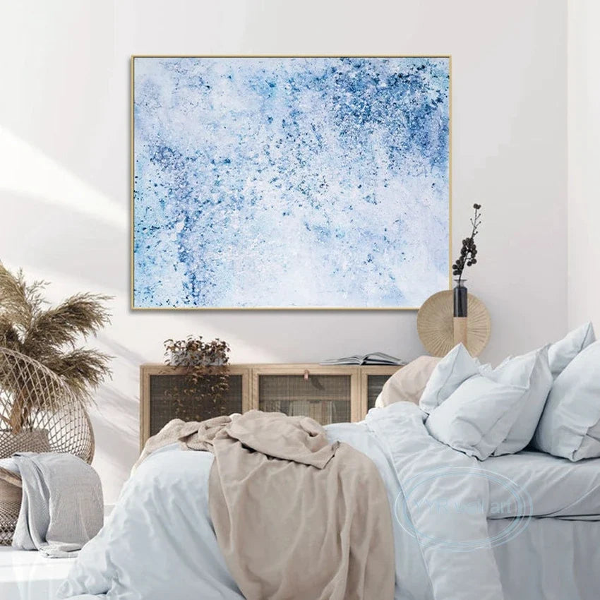 Hand-Painted Abstract Oil Painting Canvas Wall Art | Modern Décor