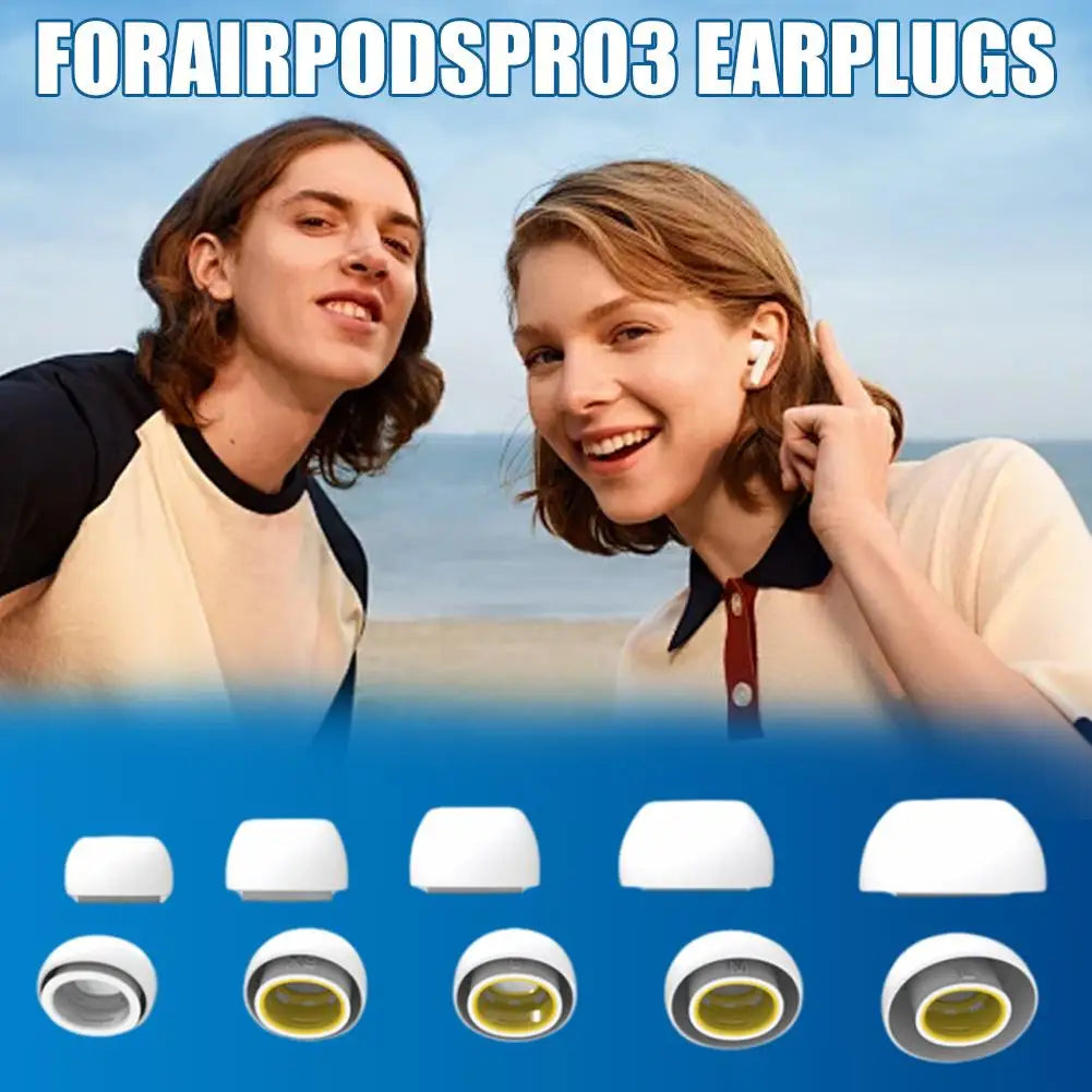 Silicone Ear Tips for AirPods Pro 3 | 5 Sizes Replacement