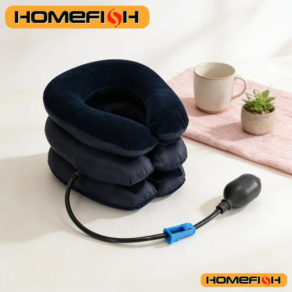 Inflatable Air Cervical Traction Neck Stretcher 1 Tube Orthopedic