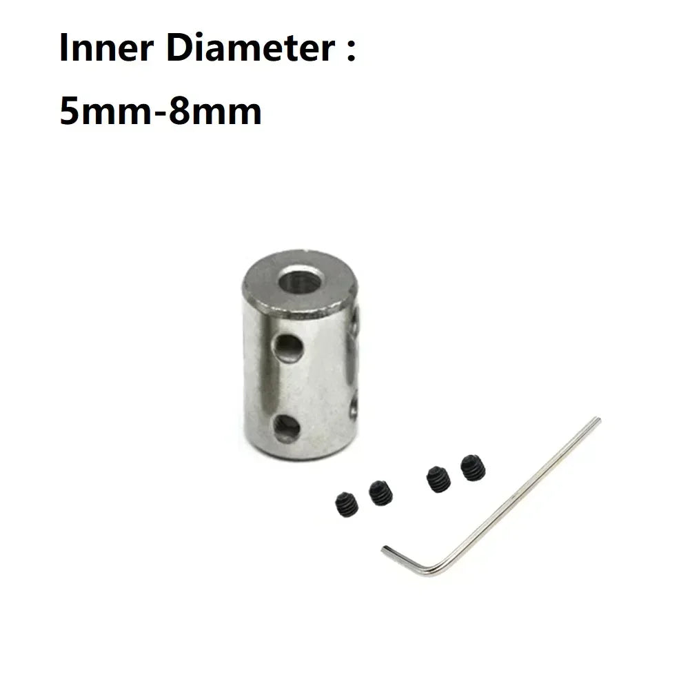 Rigid Shaft Coupling 4–10mm | RC Boat & Car Motor Connector Set