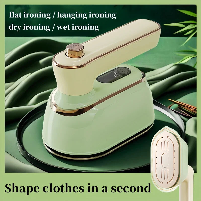 URGGU Mini Portable Steam Iron – 180° Folding, Dry & Wet