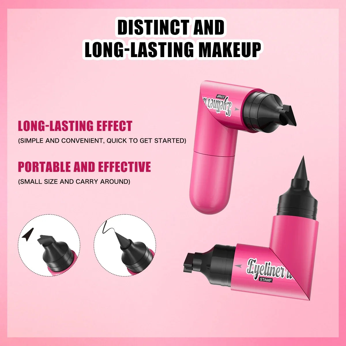 Hello Kiss Dual-Ended Stamp Liquid Eyeliner – Waterproof
