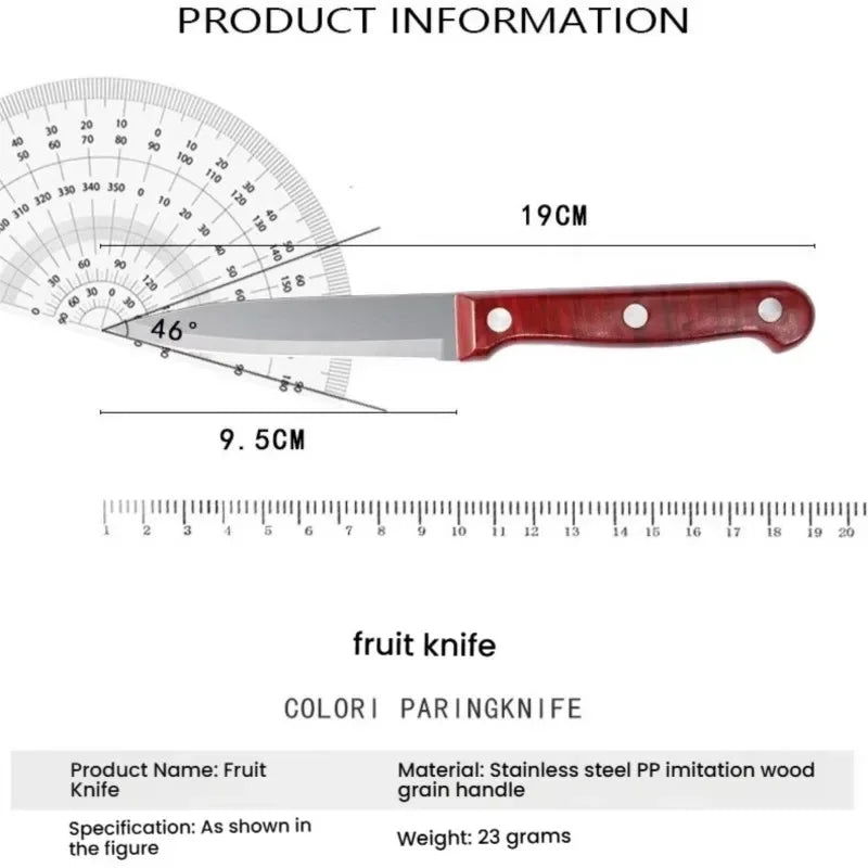 Professional Stainless Steel Paring & Kitchen Knife Set
