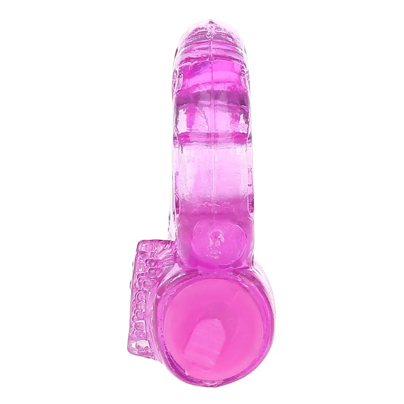 Men's Vibrating Ring | Body-Safe TPE & ABS | Reusable Adult Toy