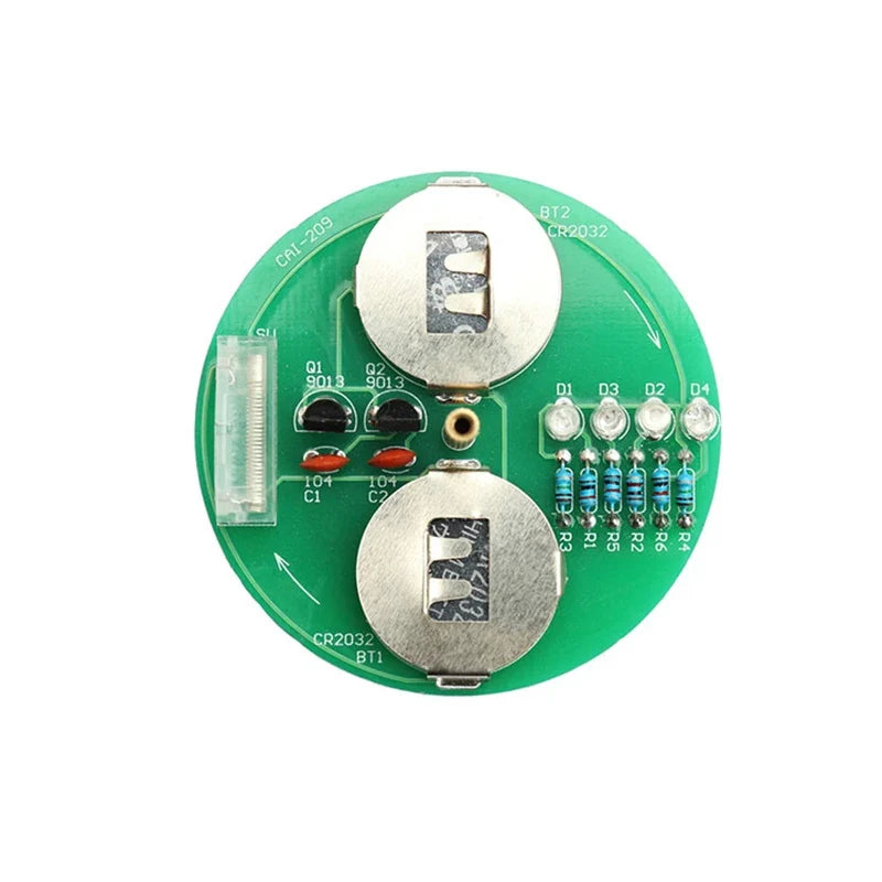 LED Gyro DIY Electronic Kit – Desktop Rotating Light Soldering