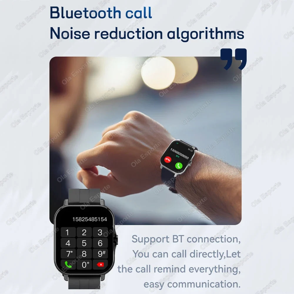 Smart Watch 2.01" Bluetooth Calls Heart Rate SpO2 | Android iOS