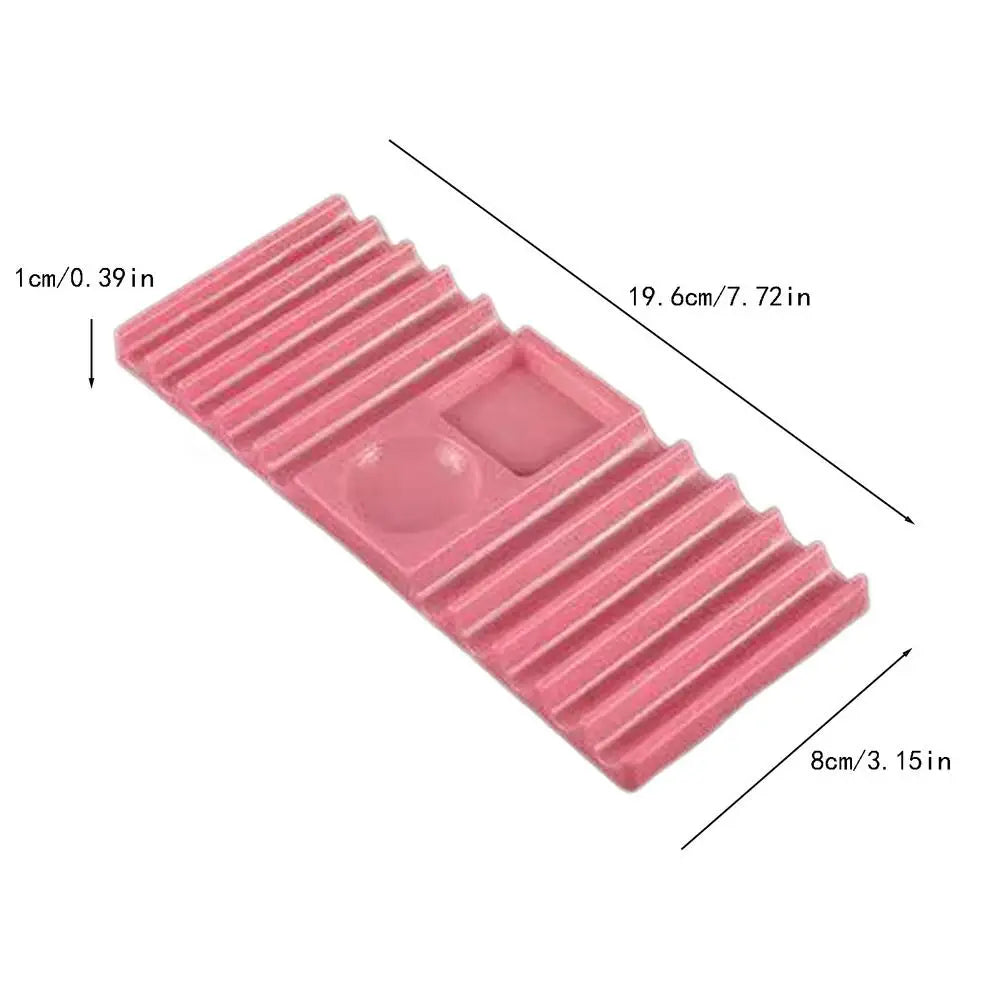 Nail Brush Holder – 10-Compartment Organizer & Color Palette