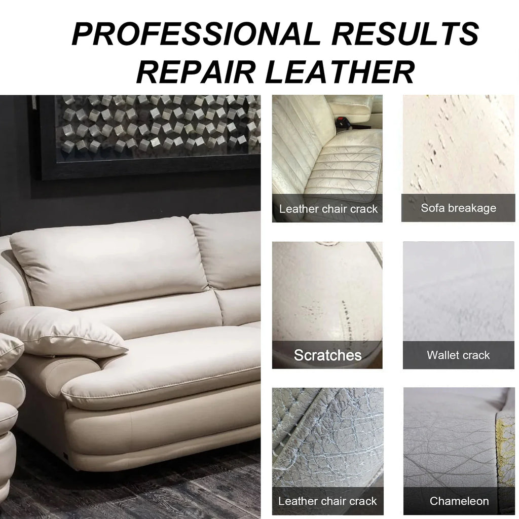 Leather Touch Up Paste Set – Repair Car Seats, Sofas & Shoes