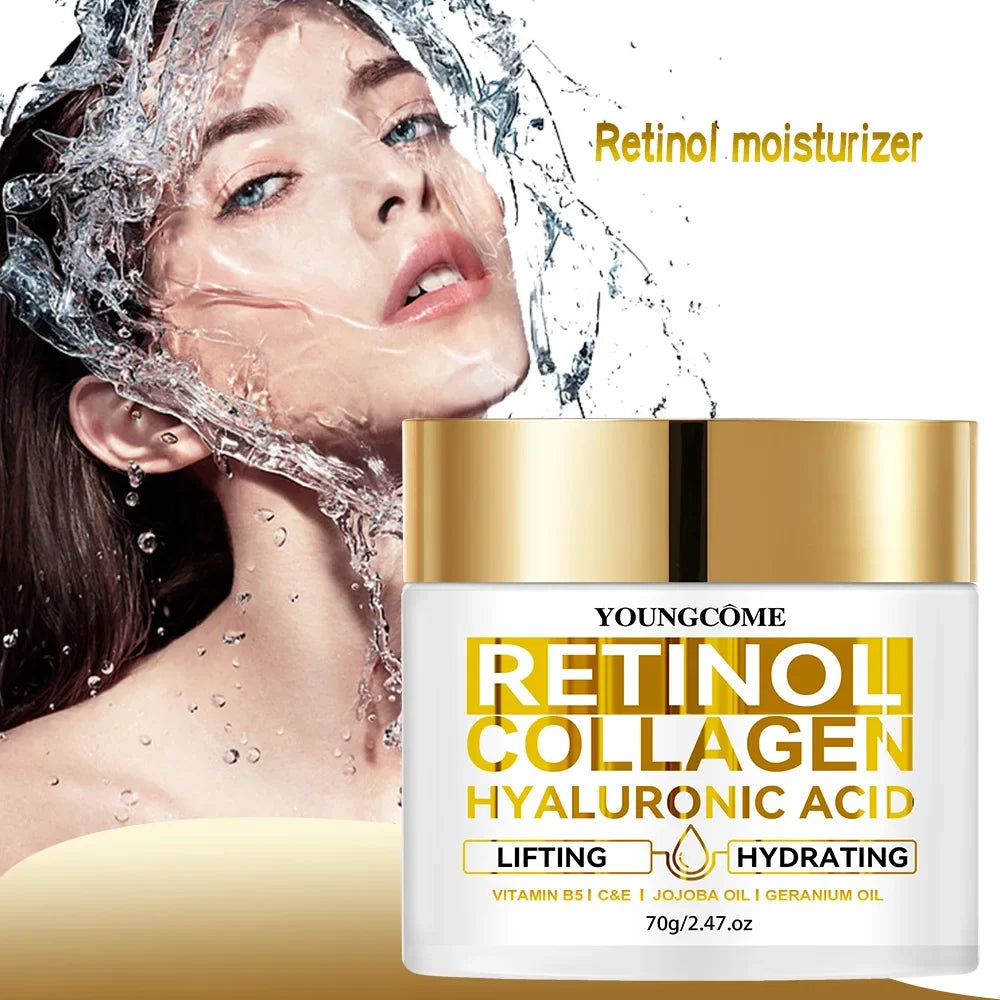 Retinol Face Cream – Collagen & Hyaluronic Acid Moisturizer