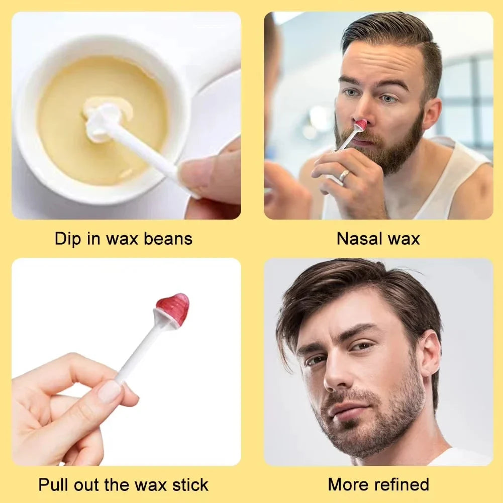 2026 Portable Nose Ear Hair Removal Wax Bean Paper-free Cleaning Men