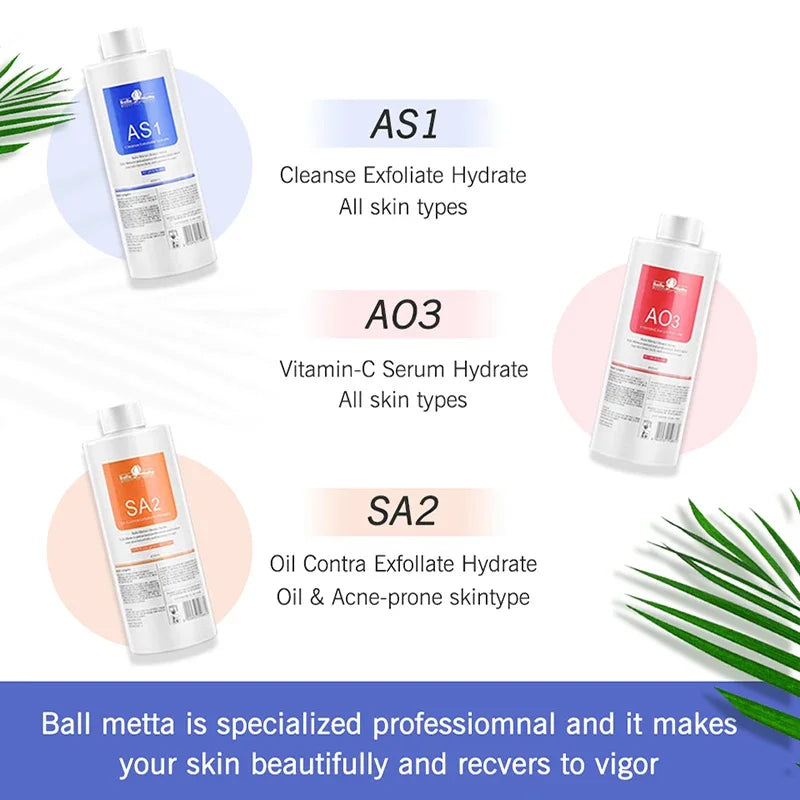 Aqua Peel Serum Kit AS1 SA2 AO3 – 400ml Hydrafacial Set