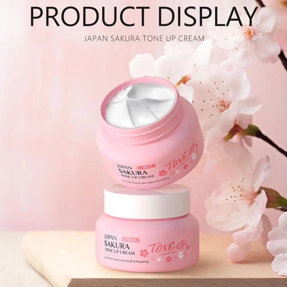 LAIKOU Sakura Cherry Blossom Facial Cream – Collagen Moisturizer