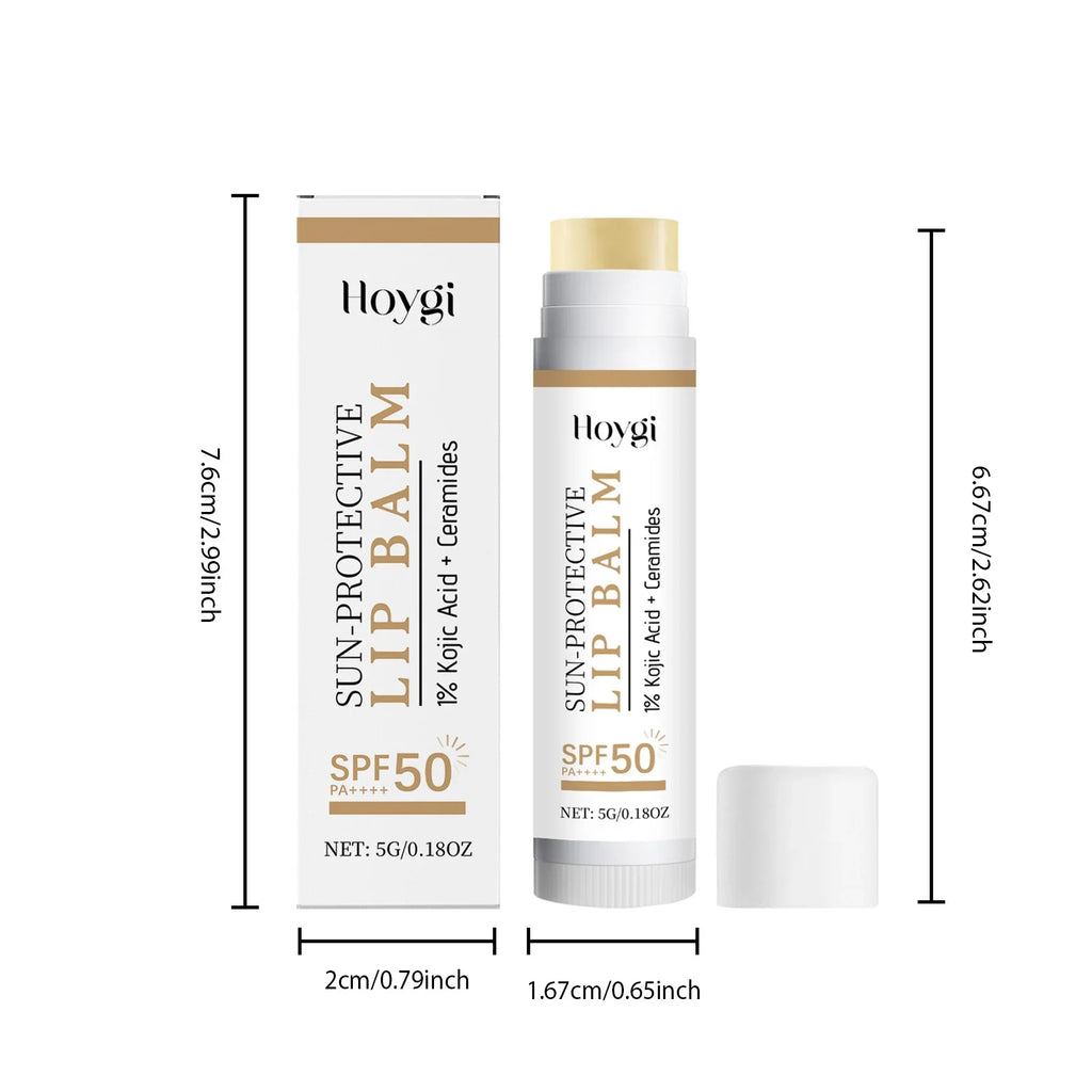 Hoygi SPF 50+ Lip Balm – Kojic Acid, Ceramide & Beetroot