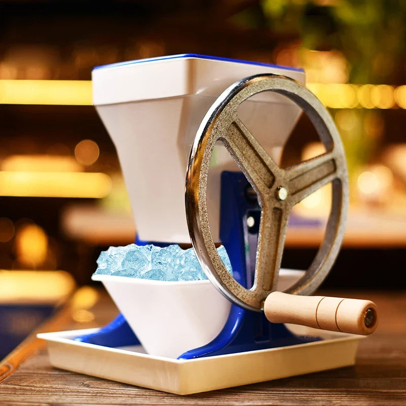 Manual Hand-Crank Ice Crusher & Shaver Machine – 2KG