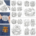 Fantasy Mushroom Water-Soluble Embroidery Stabilizers – 4 Sheets