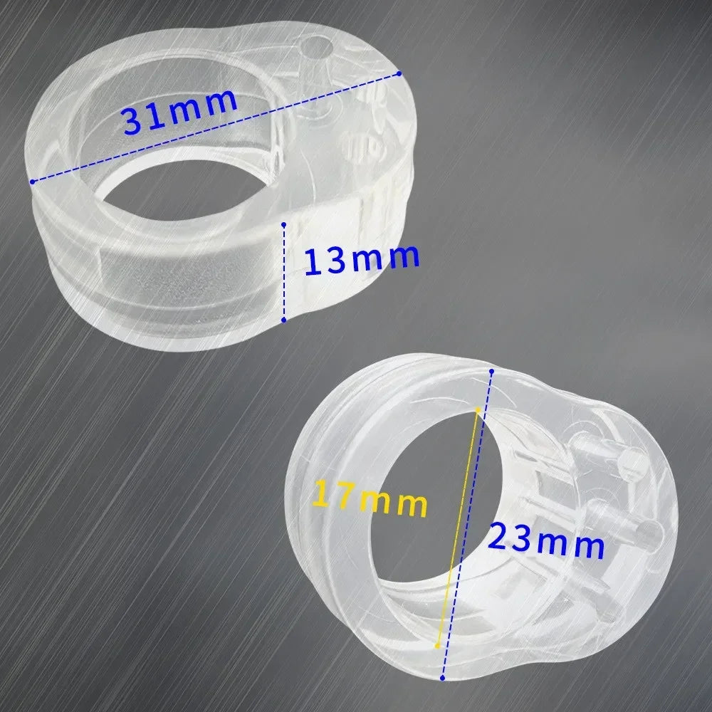 PVC Door Handle Wall Protector Bumper Stoppers – Clear 1–8 Pcs