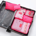 6-Piece Travel Packing Organizer Bags | Foldable Luggage Set