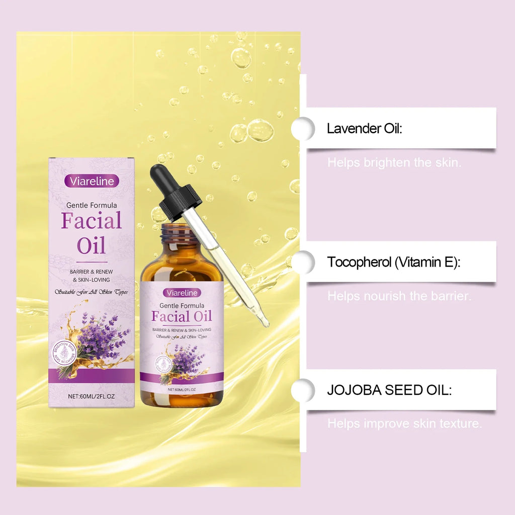 Viareline Lavender Facial Oil – Moisturizing & Radiance Boost