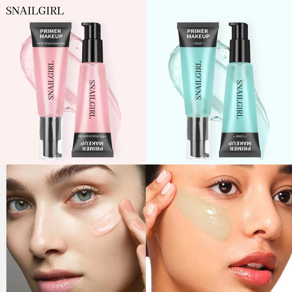 SNAILGIRL 24ml Hydrating Gel Face Primer – Pore-Minimizing