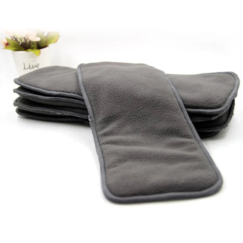 5-Layer Bamboo Charcoal Washable Adult Nappy Liner Insert Pad