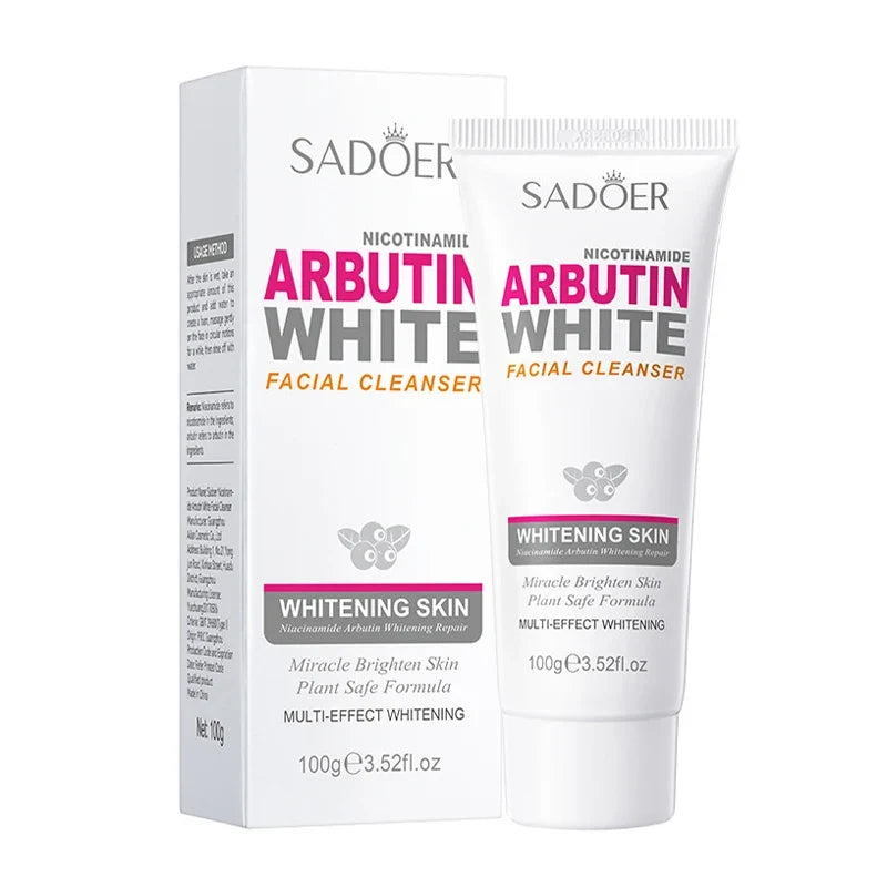 SADOER Niacinamide Arbutin Facial Cleanser – Oil Control Foam