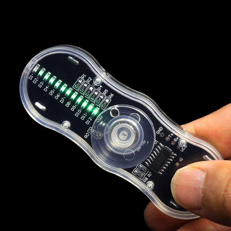 LED Fidget Gyro DIY Electronics Kit – Colorful Light Display Top