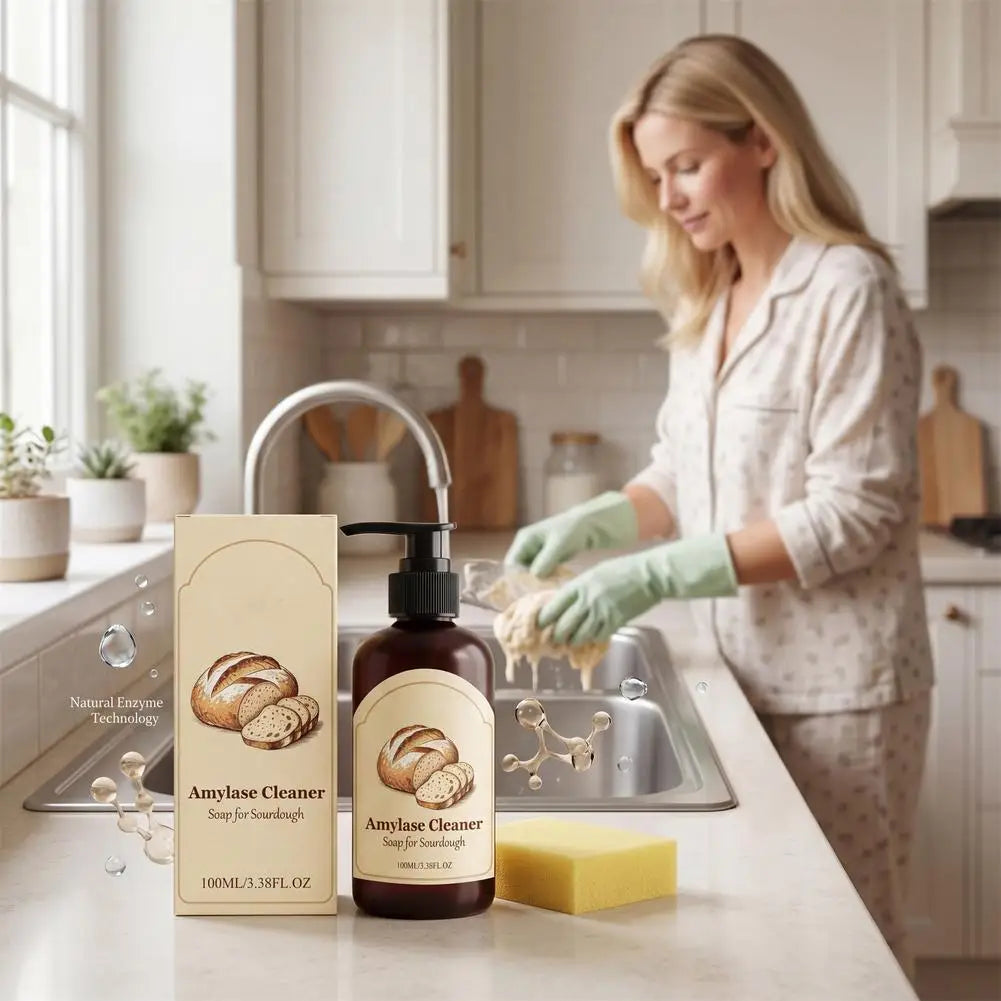 Amylase Enzyme Baking Cleaner – Removes Dough & Grease 100ml
