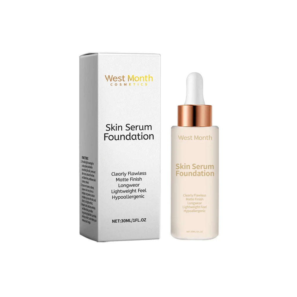 West&Month Liquid Foundation – Hydrating, Waterproof, 30ml