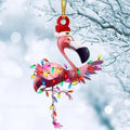 Acrylic Christmas Ornaments – Deer, Flamingo, Lion & Rooster