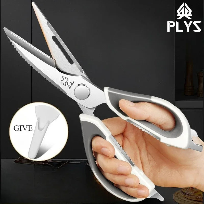 Detachable Kitchen Shears – Stainless Steel Scissors & Cover