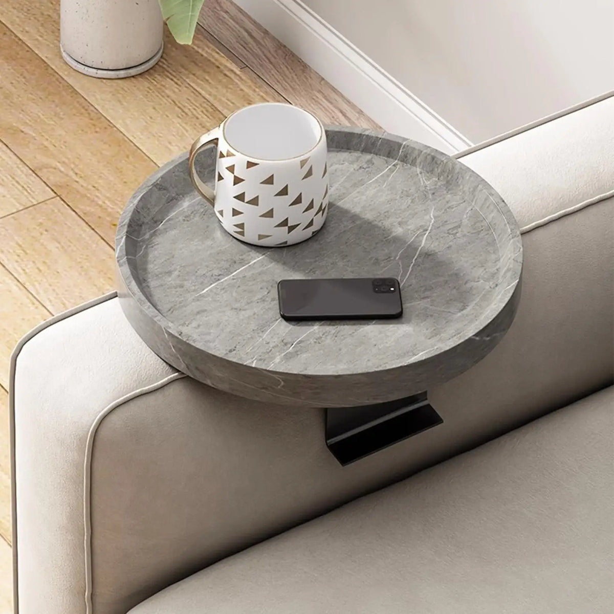 Adjustable Sofa Arm Tray | Couch Cup Holder & Organizer
