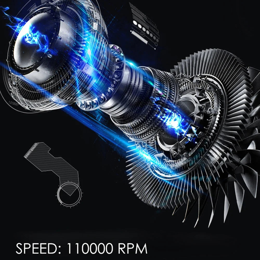 YOOSilk 110,000 RPM Brushless Negative Ion Hair Dryer SK2