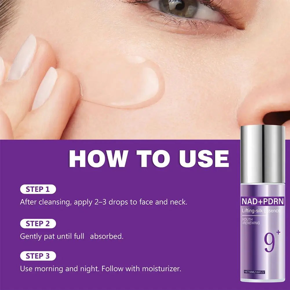 NAD+ PDRN Firming Facial Serum – Lifting Moisturizing Essence 50ml