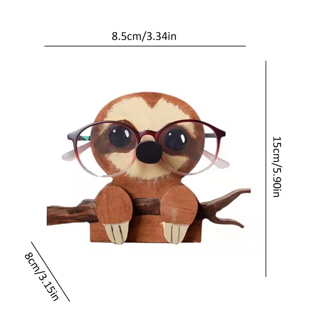 Wooden Puppy Dog Glasses Holder – Cute Desk Decor & Gift