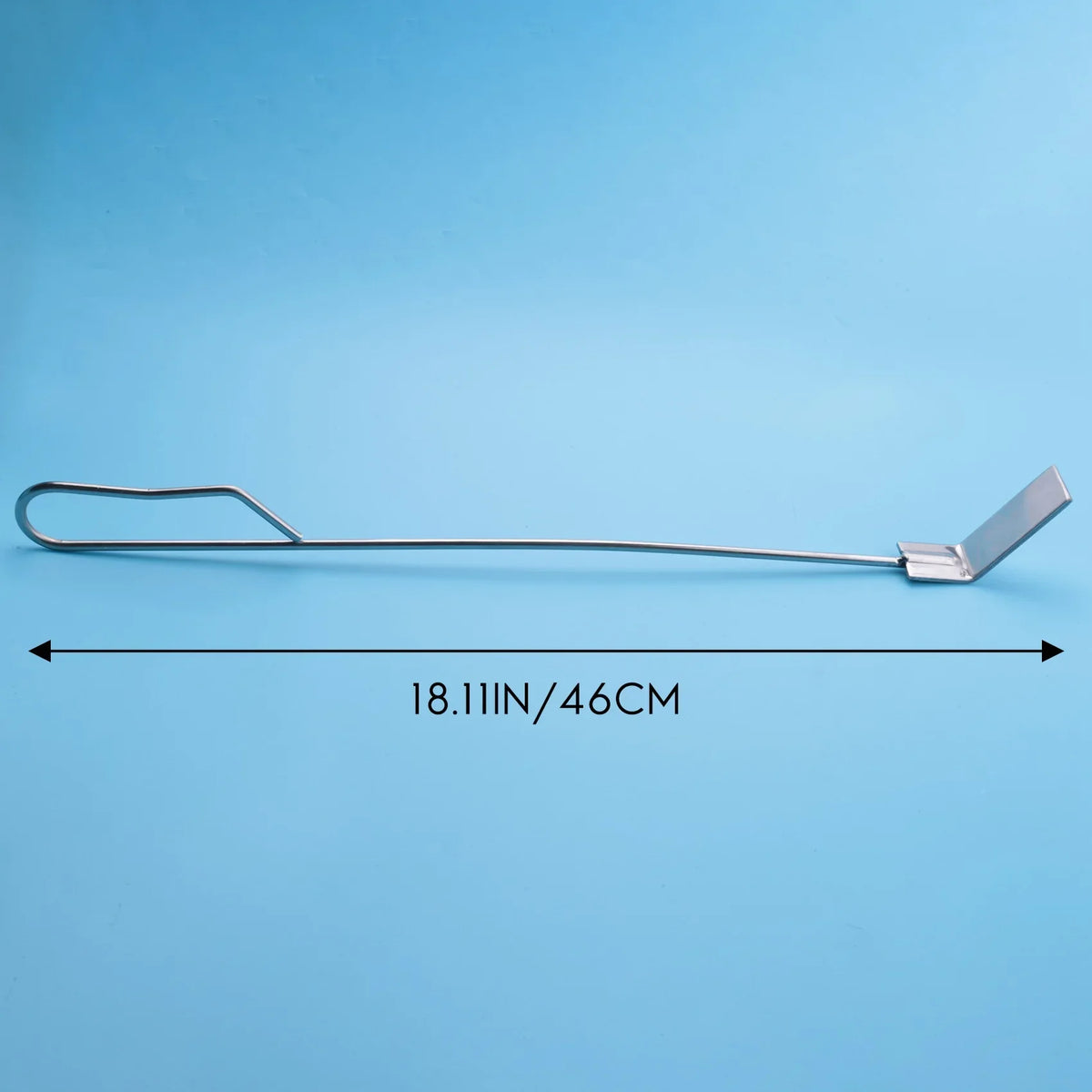 A36T-Stainless Steel Charcoal Ash Rake BBQ Tool Poker Joe Smoker Wood