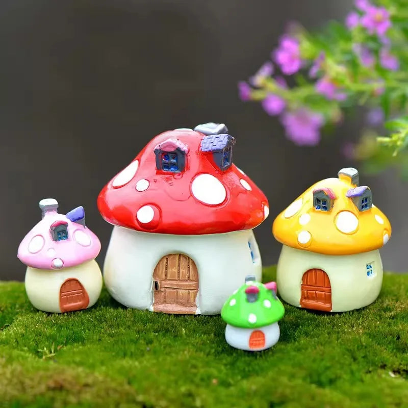 Mini Resin Moss Micro Landscape Decor Outdoor Fairy Miniature Garden