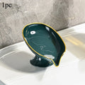 Oval Soap Dish with Drainage Holes – Plastic Bathroom Organizer