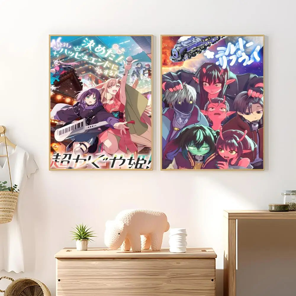Milky Subway Anime Poster HD Waterproof Wall Sticker | Décor