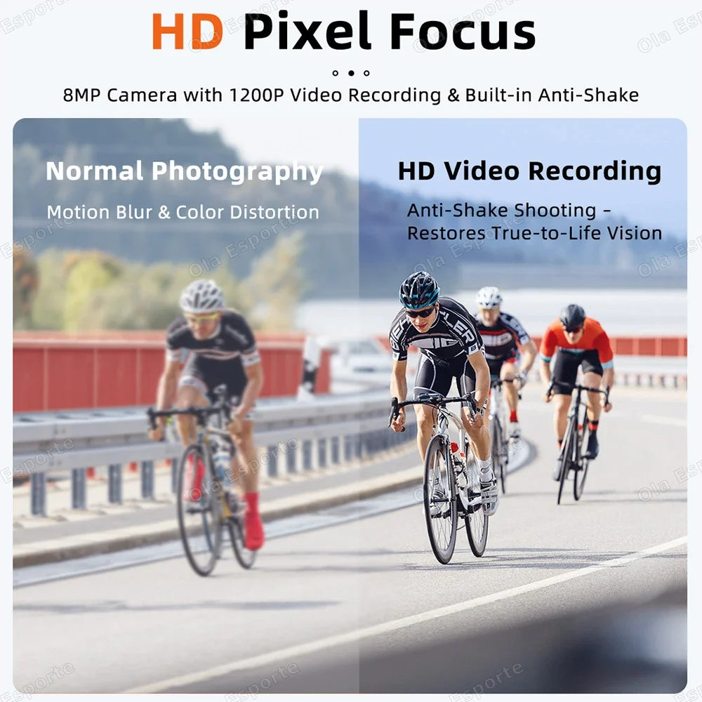 4K AI Smart Glasses | HD Camera, BT Calls & Translation