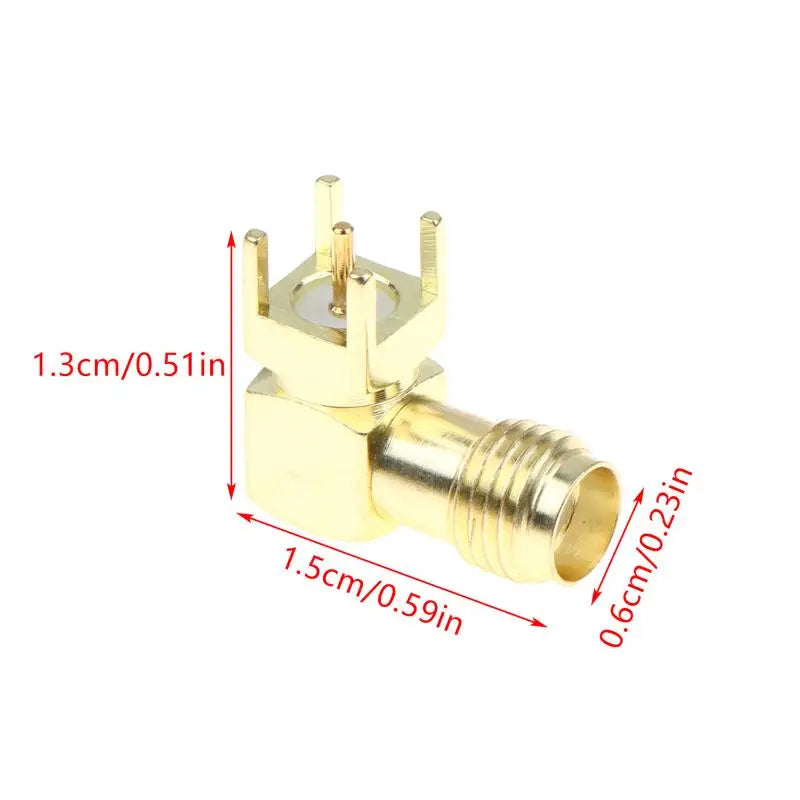 10 20 Connector Sockets 90 Degree SMA-KWE Angle SMA RF Four Pin