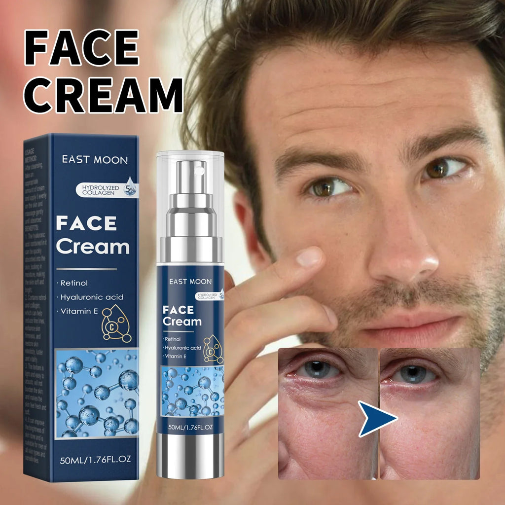 Men's Anti-Wrinkle Firming Face Cream – Retinol & Collagen