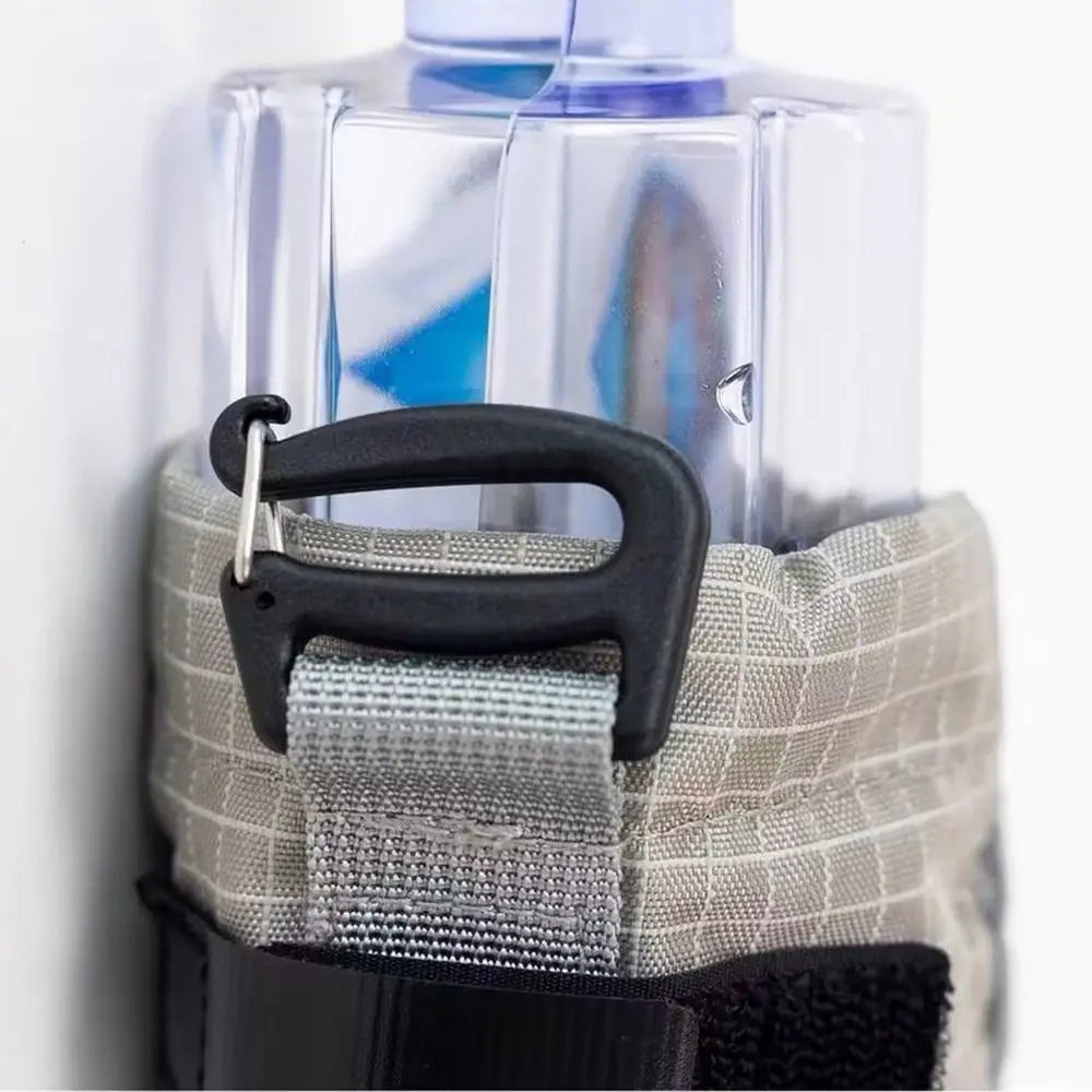 Backpack Strap Pouch | Drawstring Water Bottle Holder